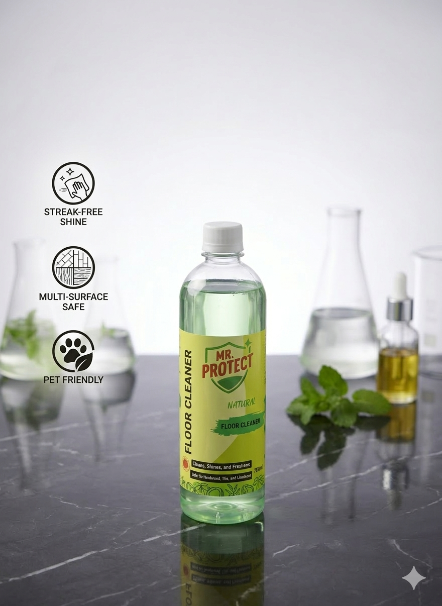 Mr.Protect Natural Floor Cleaner (Non-Toxic & Safe)  PACK OF -2