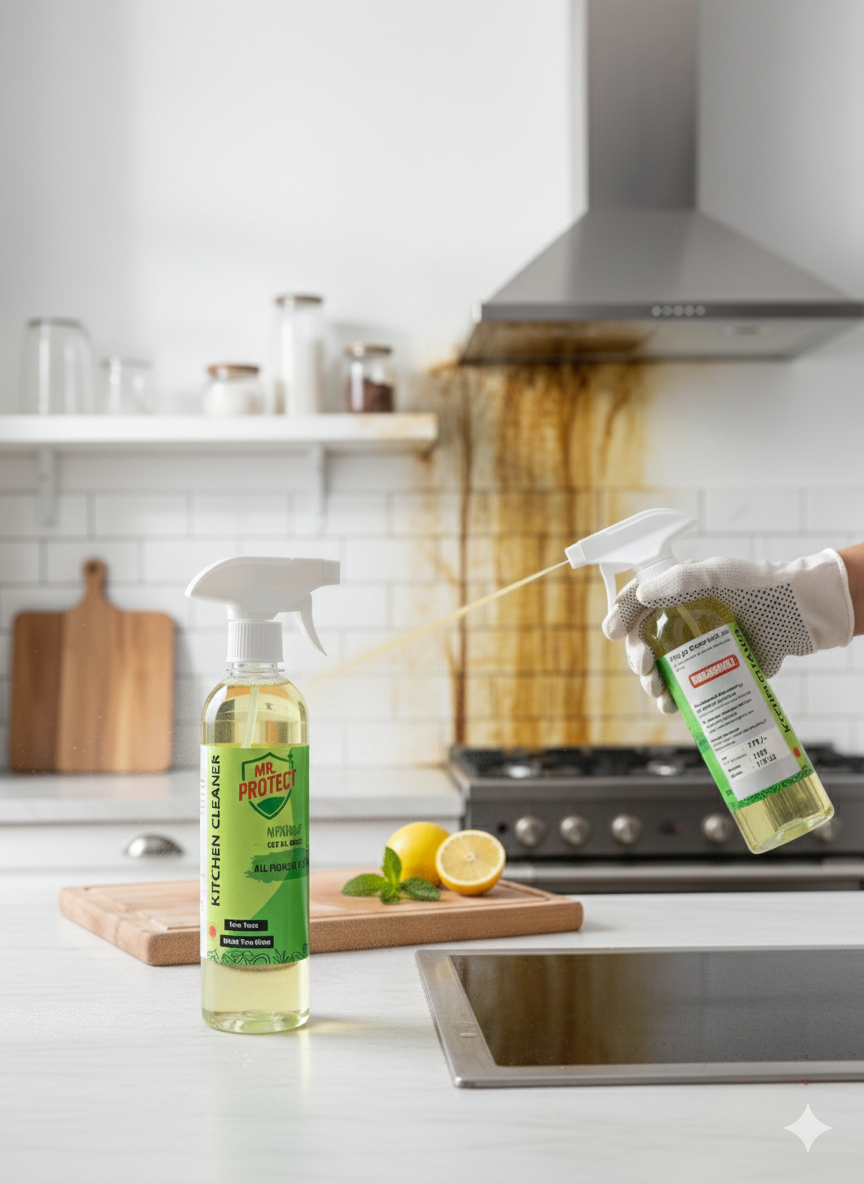 Kitchen Tile & Chimney Cleaner (Natural & Non-Toxic)